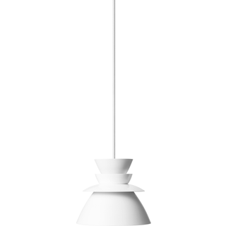 Jørn Utzon - Sundowner Pendant 175 Hvid/sort 201017516 - Pendel - Lyfa - Hos Lampeagenten