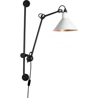 Lampe Gras - Væglampe - 210-C - Hvid/Kobber - DCW éditions Paris