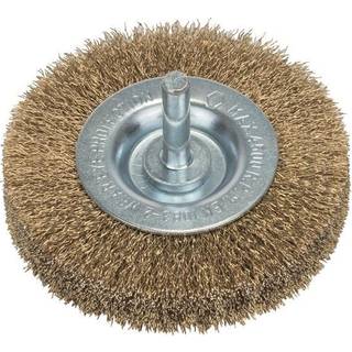 Bosch Accessories Hjul til boremaskiner - krympede wire, messing-belagte, 75 mm Skaft-Ø 6 mm 2609256519 1 stk
