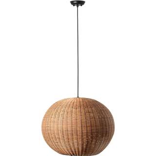 Haka pendellampe med rattan-skærm, Ø 53 cm