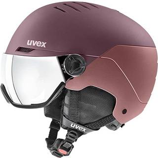 Uvex Wanted Visor, skihjelm med visir, sort