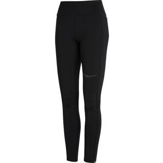 Saucony Solstice Tight Dame Str. L - Komfortable Løbetights med Lynlåslomme & Reflekser