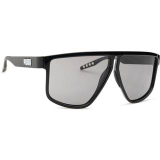 Puma Mand PU0286S 001 Outlet solbriller Plast Sort Grå Geometrisk