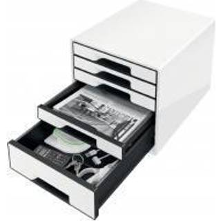 Desk Cube Leitz 5-skuffer hvid 52531001