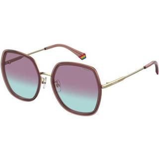 Polaroid PLD 6153/G/S Polarized B3V/JR 58 Solbriller Kvinder Lyserød - Transparent Pink - 58mm