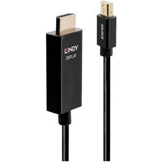 Lindy Mini Displayport til HDMI 4K HDR adapter kabel | 1 meter | PRIS-MATCH