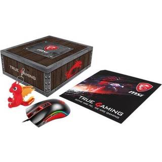 MSI Loot Box. Tilbehørspakke med Gaming-mus, gaming-musemåtte.