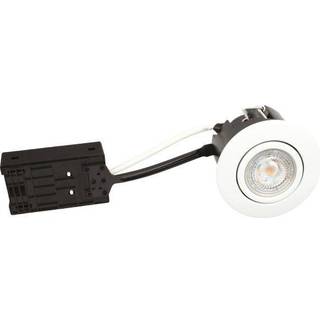 Scan Products Luna Quick Install indbygningsspot rund 5W 3000K GU10, mat hvid