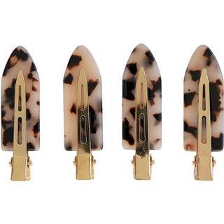 ByBarb 4-Set Of Make Up Clips Black and White