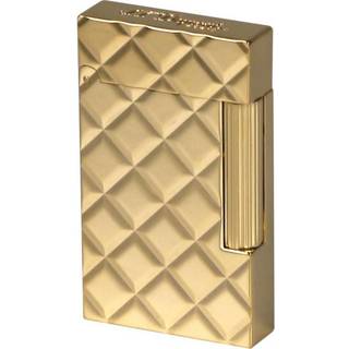 Dupont lighter Ligne 2 Slim quilted yellow gold 017082