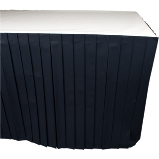 Duni Dunicel bordskørter 72 cm x 4 meter sort