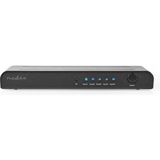 Nedis UHD 4K aktiv HDMI 2.0 switch - 18 Gbps - HDCP 2.2 - 5 vejs