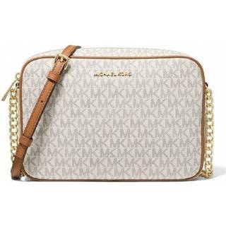 MK Jet Set Large Logo Crossbody Bag - Natural - Michael Kors - ONE SIZE