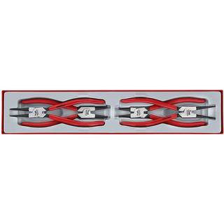 Teng Tools Låseringstang med 4 dele til ind- og udvendige låseringe TTX474-9