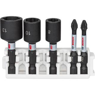 BOSCH Pakke med skruetrækkerbits med Impact Control og topnøgler, 5 dele 50 mm