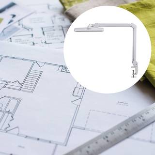 MAULintro LED arbejdslampe, hvid, 52 cm, klemmefod