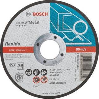 Bosch Skæreskive Exp Metal 125x1mm Lige - 2608603396 ✓ På lager - klar til levering og afhentning