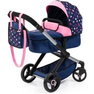 Bayer Design Kombi Dukkevogn XEO, blå/pink