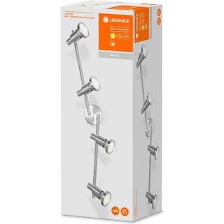 LEDVANCE Niclas LED-spotlight, nikkel, 4-flamme