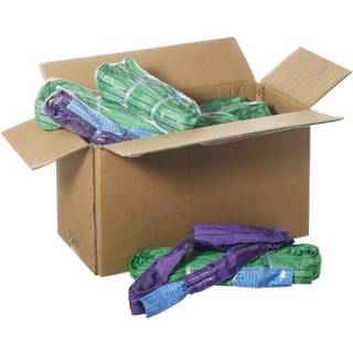 Rundsling-sortiment, 1 og 2 ton, 20stk ass.