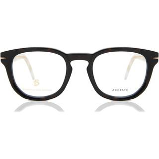 DAVID BECKHAM Mand DB 7050 086 Optiske stel Plast Havana Firkantet
