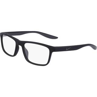 Nike Mand NIKE 7046 001 Optiske stel Plast Sort-opaque Firkantet