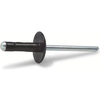 FAST blindnitte/popnitte med stor skive, sort, 4,8 x 10,3 mm - 100 stk.