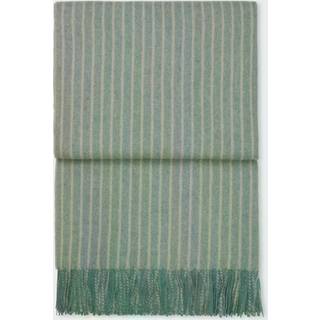 Elvang Stripes Plaid 130x200 Cm - Plaider & Tæpper Genanvendt Uld Grøn - 70011-green