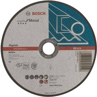 Bosch Skæreskive Exp Metal 180x1,6mm Lige - 2608603399 ✓ På lager - klar til levering og afhentning