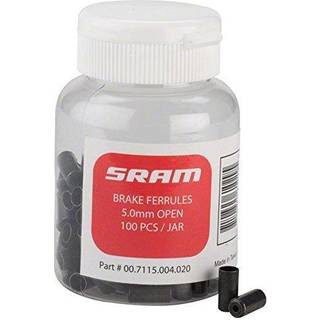 Endhylster SRAM Pit Stop 5.0 mm bremsehylster sort 100-pak