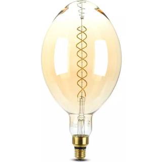V-Tac 8W LED kæmpe globepære - Kultråd, Ø18 cm, dæmpbar, ekstra varm hvid, 2000K, E27 - Dæmpbar : Dæmpbar, Kulør : Ekstra varm