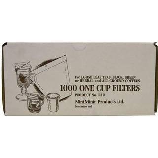 Tefilter med snor, 1000 stk.