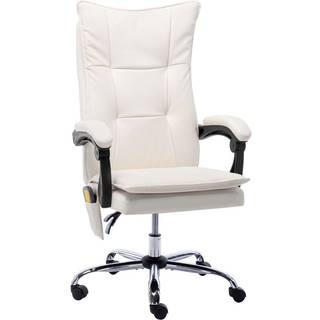 Kontorstol Med Massagefunktion Kunstlæder - Antracitgrå