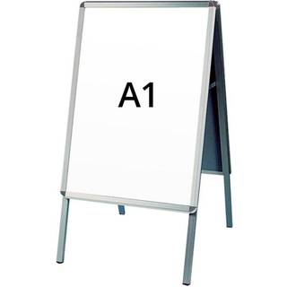 Alu-Line Rondo Gadeskilt, sølv, A1