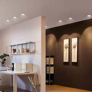 Paulmann - Nova indbygningsspot IP65 rund drejelig hvid