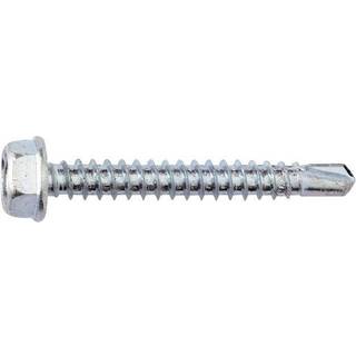 ITW METAL+ HEX, Elforzinket - Pladeskrue - 4,8 x 38 - 137497