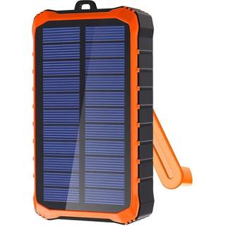 4smarts Solar Powerbank - 12000 mAh - 2x USB-A - 1x USB-C