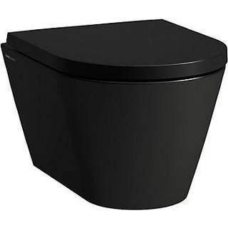 Kartell by LAUFEN rimless væghængt toilet uden sæde , mat sort