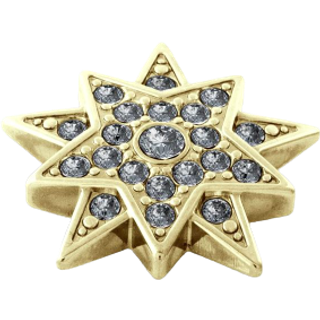 DYRBERG/KERN WISH TOPPING 340025 (Gold, Crystal, ONESIZE)