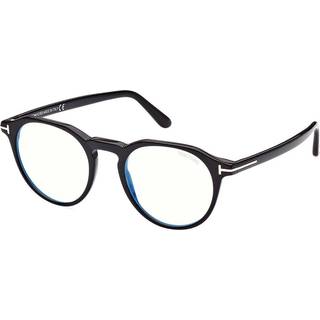TOM FORD Mand FT5833-B 1 Optiske stel Acetat Sort Rund Normal