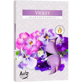 Duftlys Fyrfad Aura Fragrances Violet