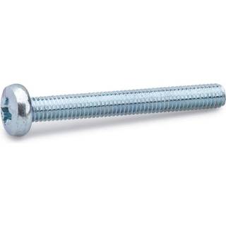 FAST maskinskrue med rundt hoved, elforzinket, 5,0 x 50 mm - 200 stk.