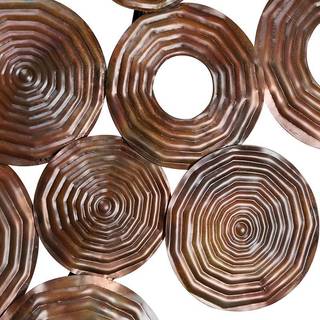 Art Deco væglampe kobber 138 cm - Circles