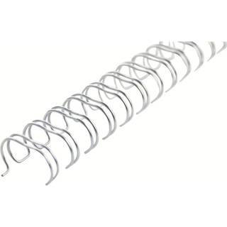 Wire ryg GBC 3:1 NO5 A4 hvid 34 ringe 250stk. RE810570