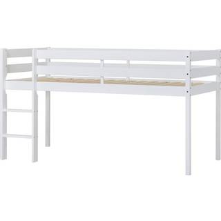 Hoppekids ECO Comfort halvhøj seng 90x200 cm - Pale Green