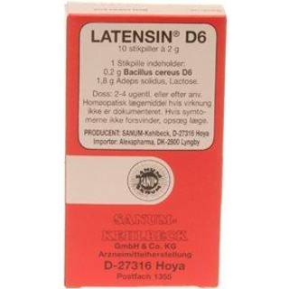Sanum-Kehlbeck Latensin D6 Stikpiller - 10 stk