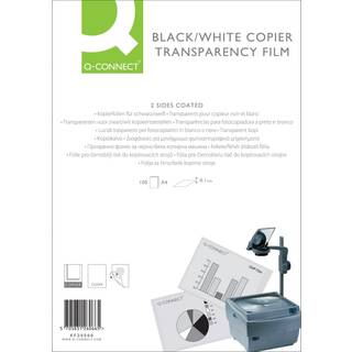 Q-connect A4 transparenter 100mic klar 100ark