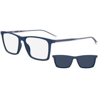 BOSS Boss 1151/CS with Clip-On FLL/KU 56 Briller Mænd Blue - Matte Blue - 56mm