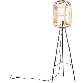 Rustik gulvlampe rattan - Manila