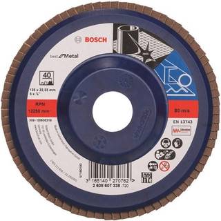 Bosch Lamelslibeskive B:mt Ø115x22mm K60 Flad - 2608607323